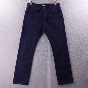 Imperious Men's Dark Wash Printed Denim Jeans Size 32x32 Y2K